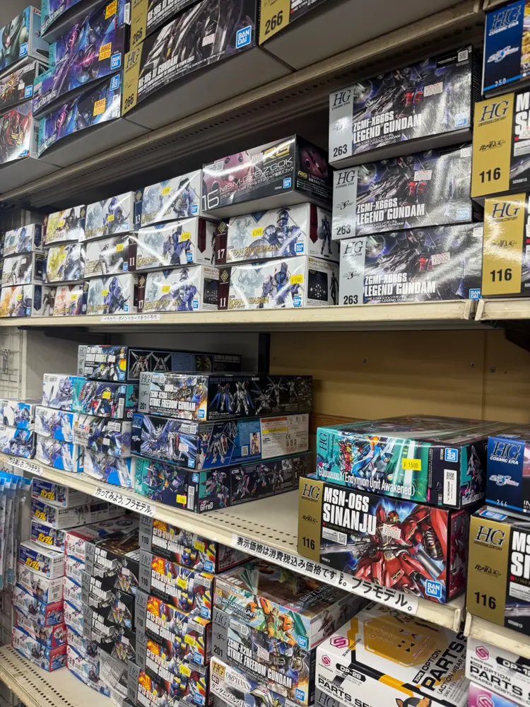ガンプラ売場